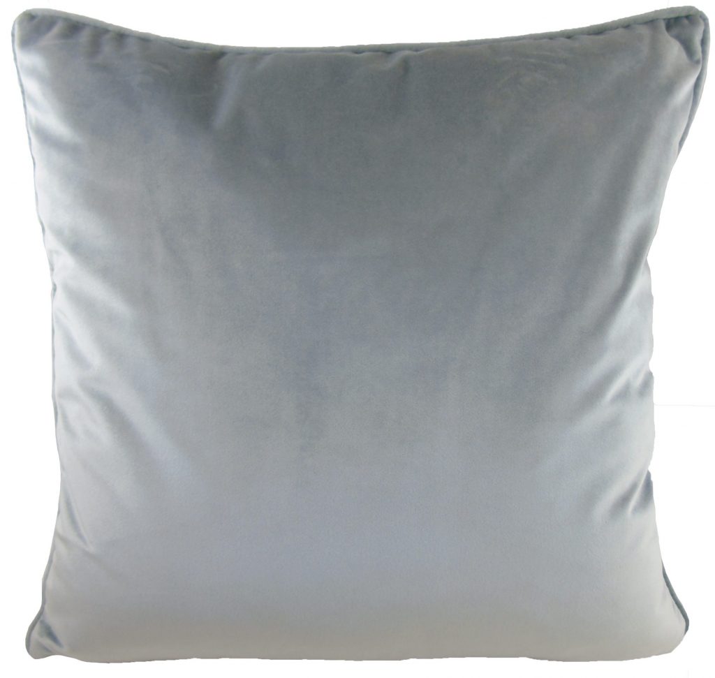Royal Velvet Light Grey Cushion